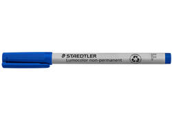 Viltstift Staedtler Lumocolor 316 non permanent F blauw