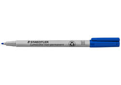 Viltstift Staedtler Lumocolor 315 non permanent M blauw