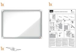 Binnenvitrine Nobo Premium Plus 4x A4 draaideur magnetisch