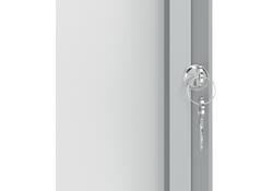 Buitenvitrine Nobo Premium Plus 12x A4 draaideur magnetisch