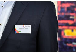 Badge Europel met speld 75x40mm