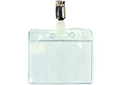 Badge Quantore met clip 60x90mm