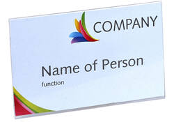 Badge Europel magnetisch 90x55mm