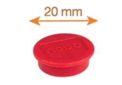 Magneet Nobo 20mm 120gr rood
