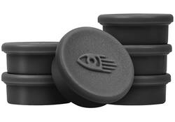 Magneet Legamaster 20mm 250gr zwart 8stuks