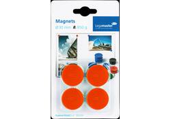 Magneet Legamaster 30mm 850gr rood 4stuks
