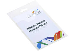 Badge - pashouder Europel open 60x90mm