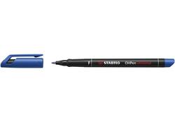 Viltstift STABILO OHpen 842/41 permanent rond fijn blauw