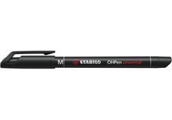 Viltstift STABILO OHpen 843/46 permanent rond medium zwart