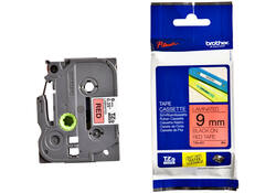 Labeltape Brother P-touch TZE-421 9mm zwart op rood