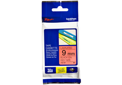 Labeltape Brother P-touch TZE-421 9mm zwart op rood