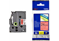 Labeltape Brother P-touch TZE-451 24mm zwart op rood