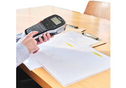 Labeltape Dymo LabelManager D1 polyester 19mm zwart op geel