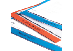 Labeltape Dymo LabelManager D1 polyester 19mm zwart op transparant