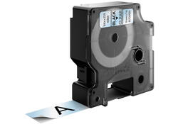 Labeltape Dymo LabelManager D1 polyester 19mm zwart op transparant