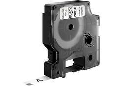Labeltape Dymo LabelManager D1 polyester 9mm zwart op wit