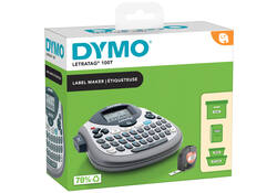 Labelprinter Dymo LetraTag 100T draagbaar qwerty 12mm zilver