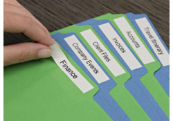 Labeltape Dymo LabelManager D1 polyester 19mm zwart op wit