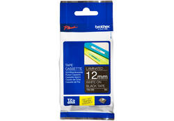 Labeltape Brother P-touch TZE-335 12mm wit op zwart