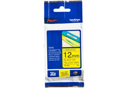 Labeltape Brother P-touch TZE-631 12mm zwart op geel