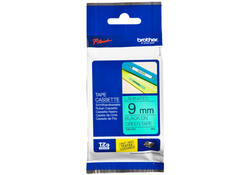 Labeltape Brother P-touch TZE-721 9mm zwart op groen