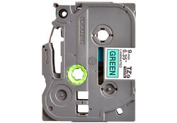 Labeltape Brother P-touch TZE-721 9mm zwart op groen