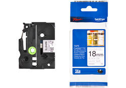 Labeltape Brother P-touch TZE-N241 18mm zwart op wit
