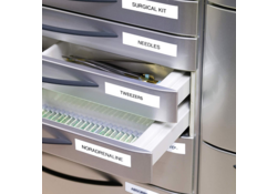 Labeltape Dymo LabelManager D1 polyester 12mm zwart op wit