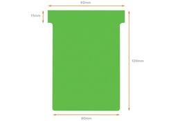 T-kaart Nobo nr.3 80mm groen 100 stuks