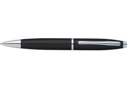 Schrijfset Cross balpen en vulpen Calais medium mat zwart