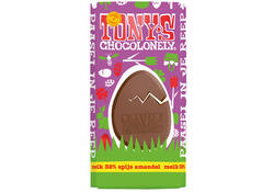 Chocolade Tony's Chocolonely paasreep melk met amandelspijs en nootjes 180gr