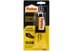 Contactlijm vloeibaar Pattex 125 gram op blister