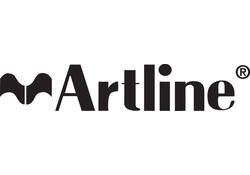 Viltstift Artline 100 schuin 7.5-12mm zwart