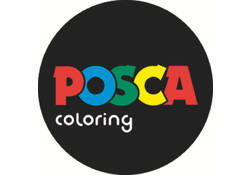 Verfstift Posca PC3M fijn assorti set à 8 stuks
