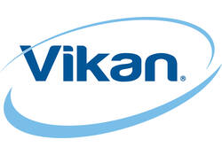 Stofblik Vikan 330x295mm blauw kunststof