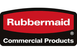 Serveerwagen Rubbermaid met 10cm zwenkwielen zwart