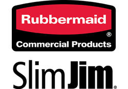 Afvalbak Rubbermaid Slim Jim Vented met luchtsleuven 87L grijs