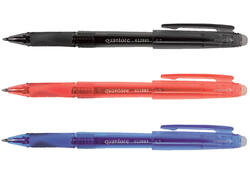 Gelschrijver Quantore erasable 0.7mm zwart
