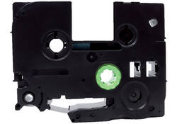 Labeltape Quantore TZE-251 24mm x 8m zwart op wit