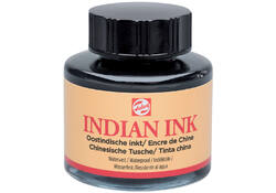 Oost-Indische inkt Talens zwart 30ml