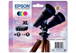 Inktcartridge Epson 502XL T02W6 zwart + 3 kleuren