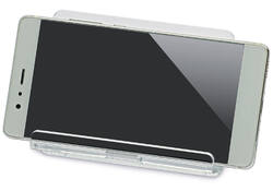 Telefoonstandaard MAUL 9.7x10.5x7.6cm standhoek instelbaar acryl