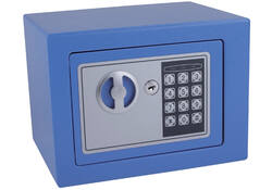 Kluis Pavo mini elektronisch 230x170x170mm blauw