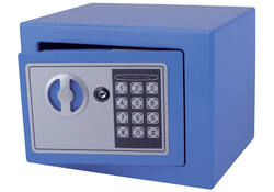 Kluis Pavo mini elektronisch 230x170x170mm blauw