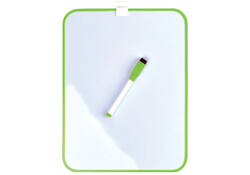 Whiteboard Desq 21.5x28cm + marker groen profiel