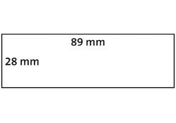Etiket Dymo LabelWriter adressering 28x89mm 24 rollen á 130 stuks wit