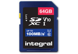 Geheugenkaart Integral SDXC V10 64GB