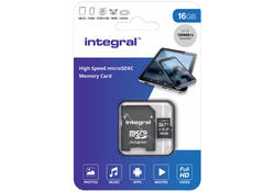 Geheugenkaart Integral microSDHC V10 16GB
