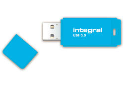USB-stick 2.0 Integral 32GB neon blauw