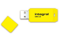 USB-stick 2.0 Integral 32GB neon geel